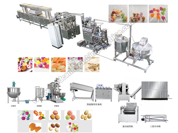 Automatic Depositing Hard Candy Production Line