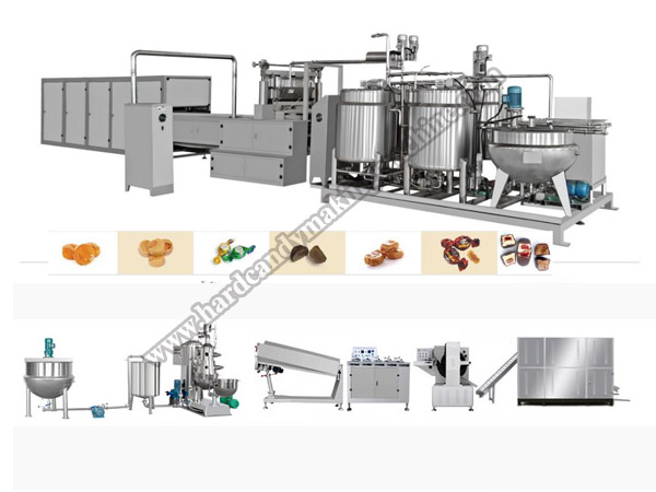 Toffee(milk candy) making equipment